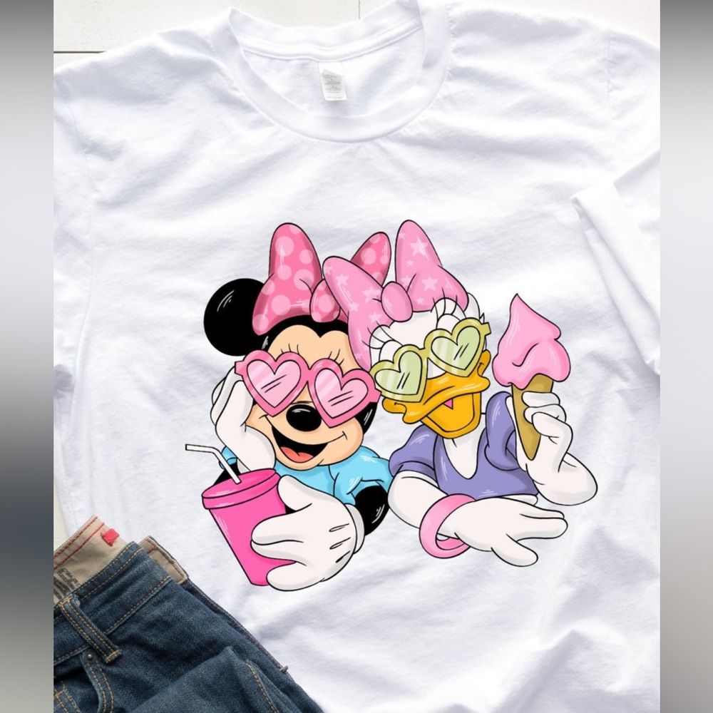 Minnie and Daisy Shirt, Disney Girl Shirt